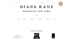 Desktop Screenshot of dianakane.com